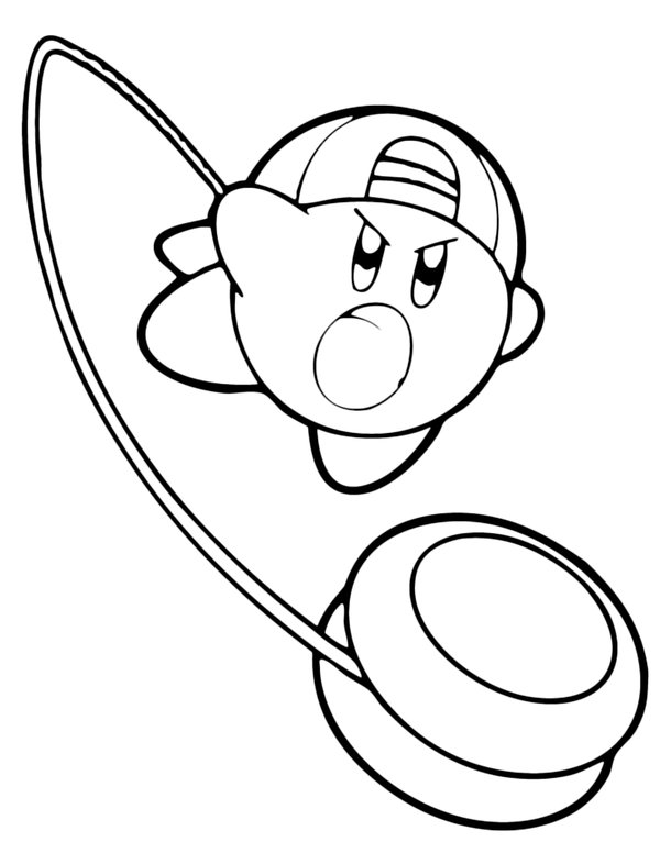 Kirby Playing With Yo Yo