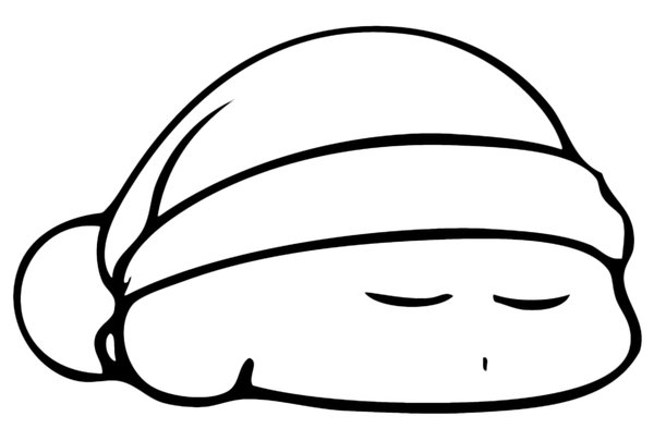 Kirby Sleeping Hat