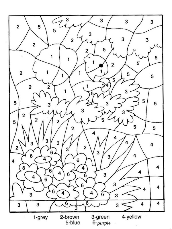 Farve efter nummer efterår