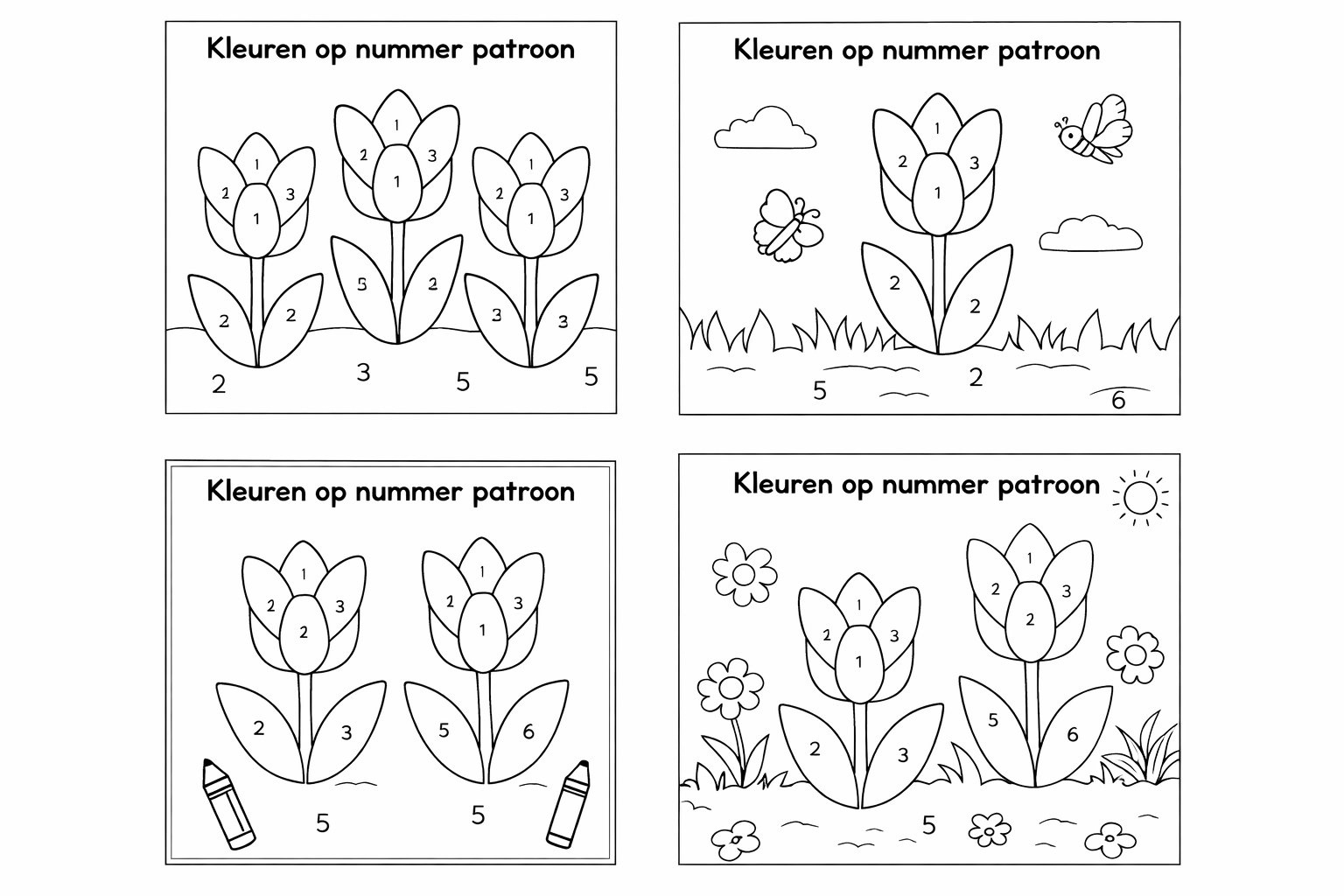 Väri numeron mukaan