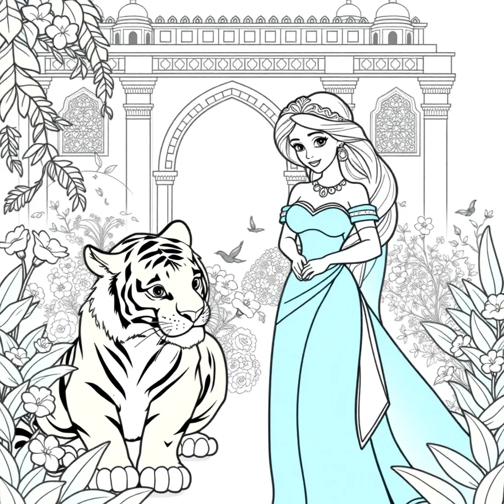 Prinses Jasmine Disney Arabische Nachten Animatie