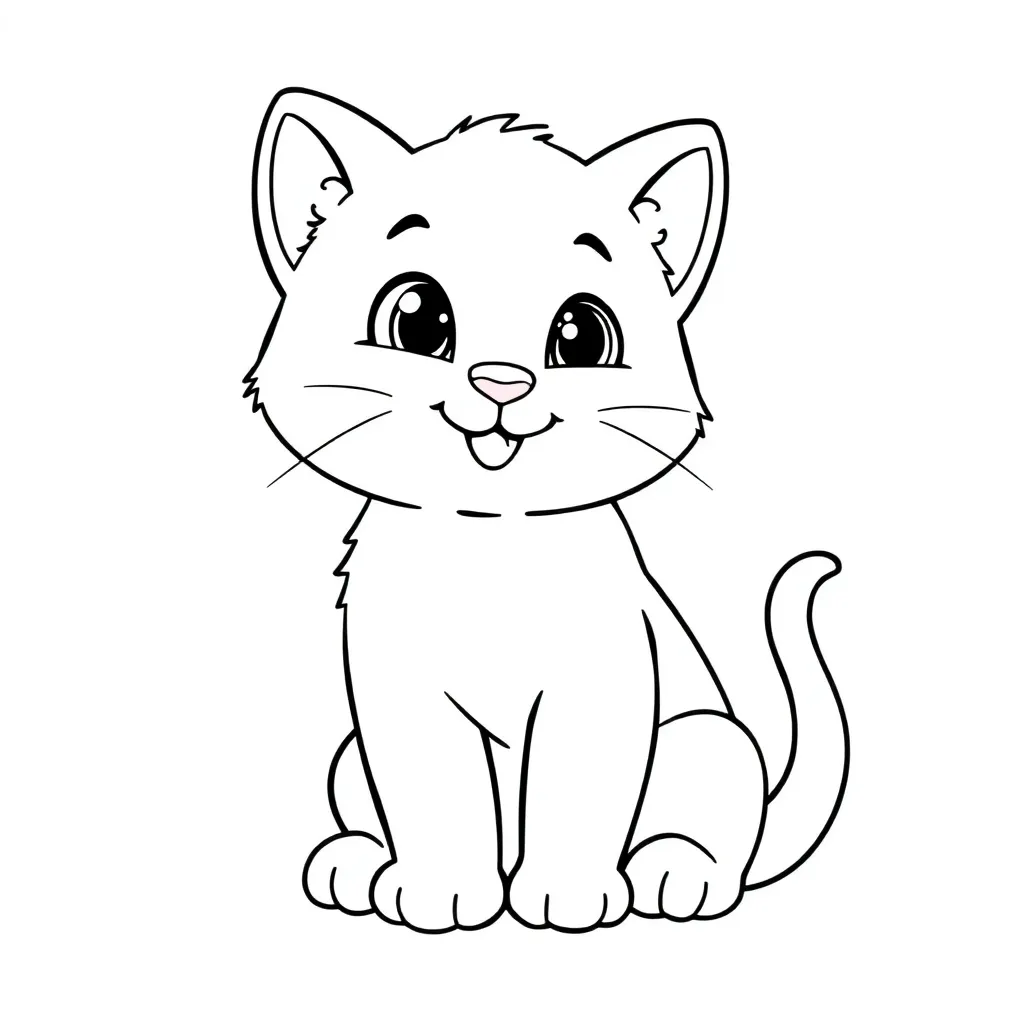 Coloring pages cat