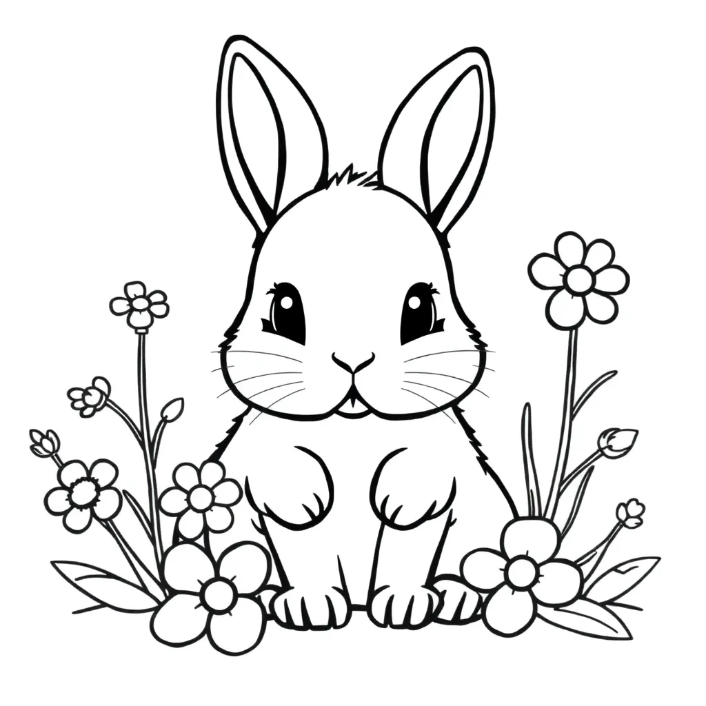 Rabbit Nature Cute Farm Soft