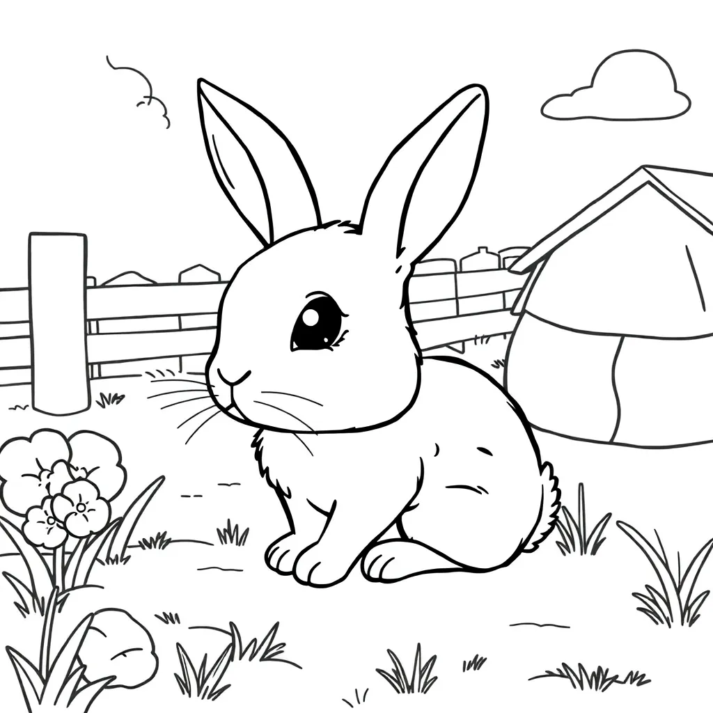 Rabbit Nature Cute Soft Farm