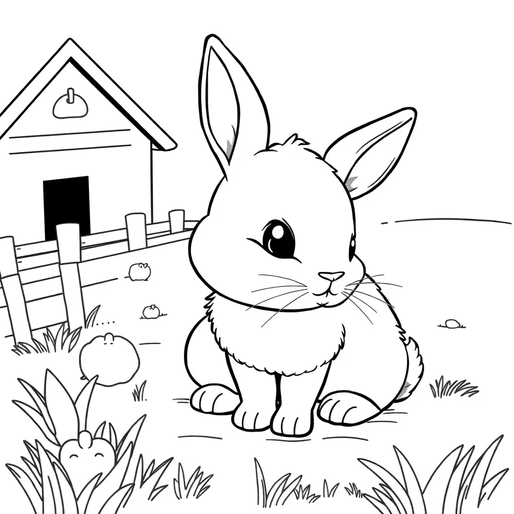 Rabbit Nature Cute Soft Farm