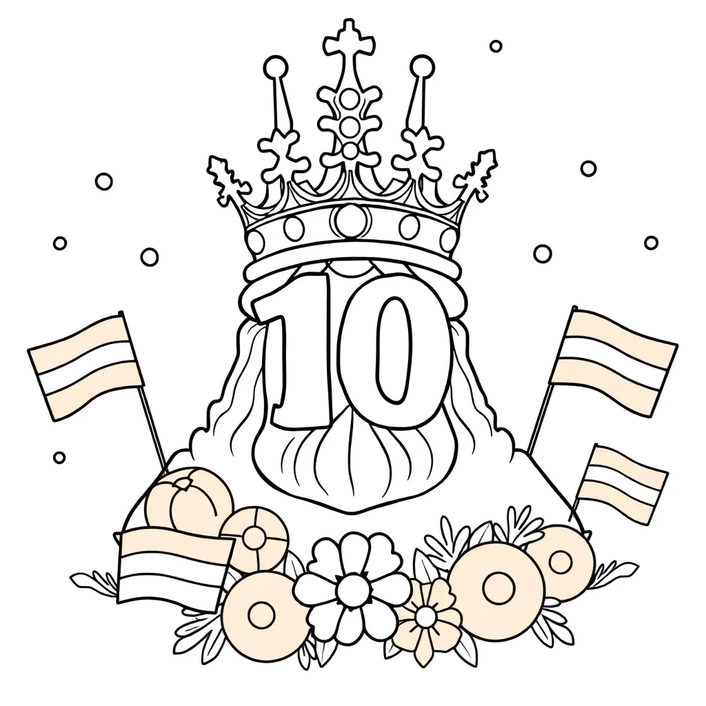 Kongedag Orange Party Holland Tradition