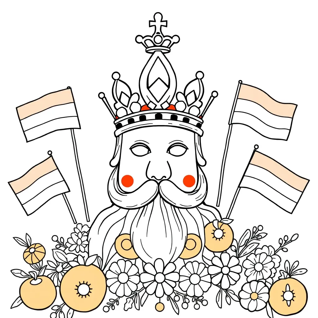 Kongedag Orange Party Holland Tradition