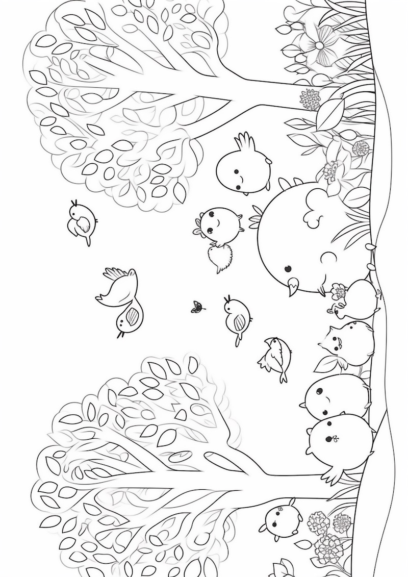 Pisklęta na wiosnę