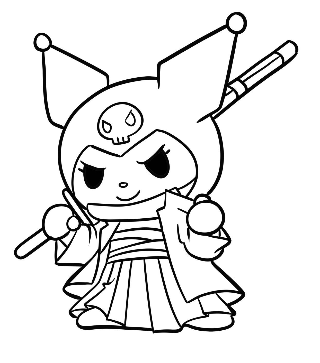 Kuromi pronto per la battaglia