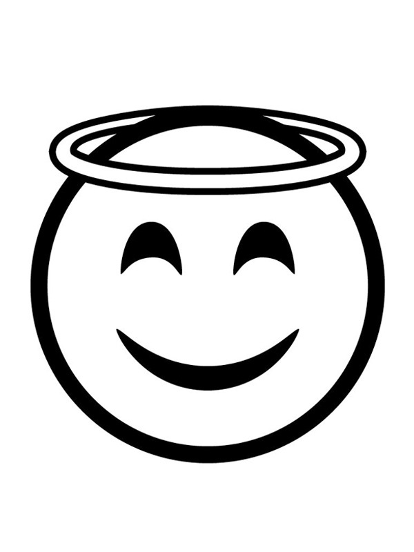 Lachend gezicht met halo