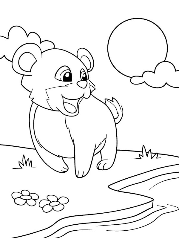 Uśmiechnięty niedźwiedź