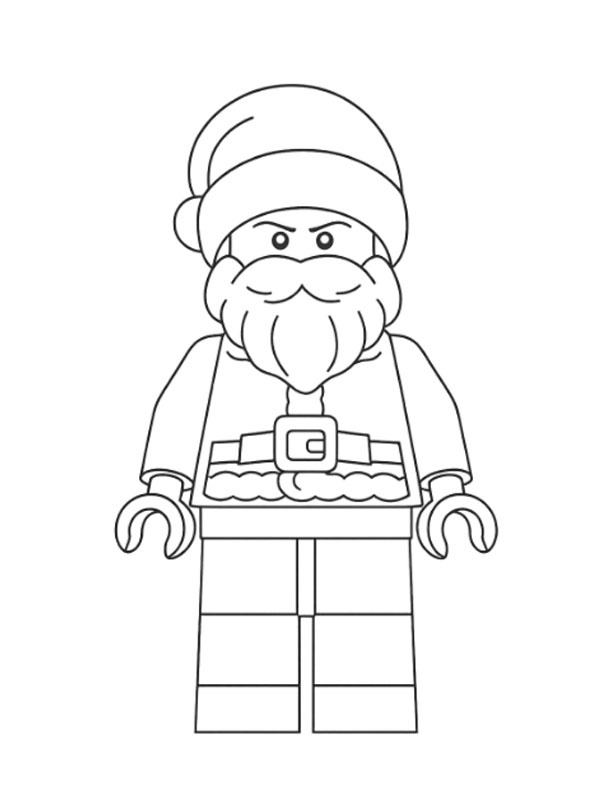 Figura di Babbo Natale LEGO