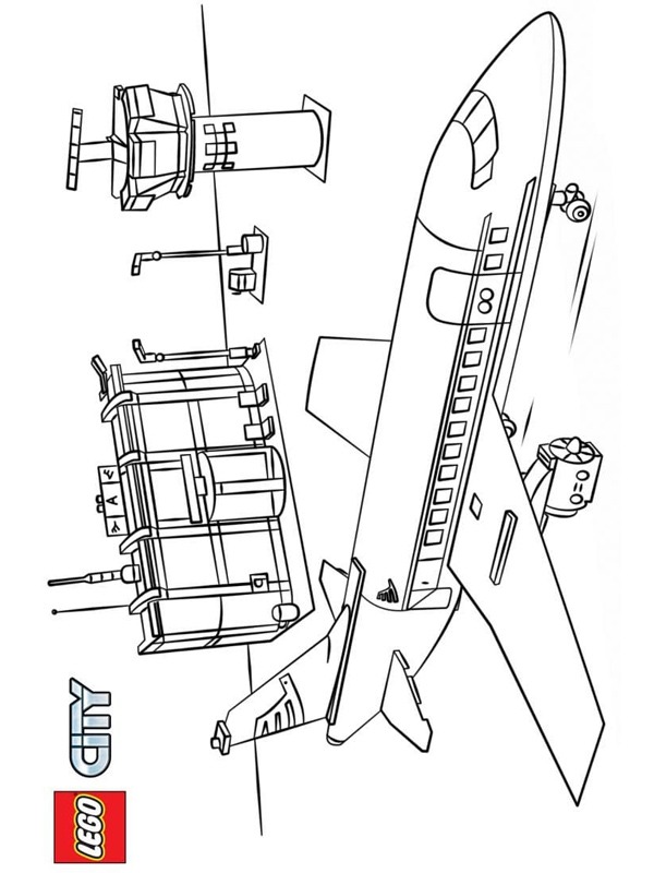 Aereo Lego all'aeroporto