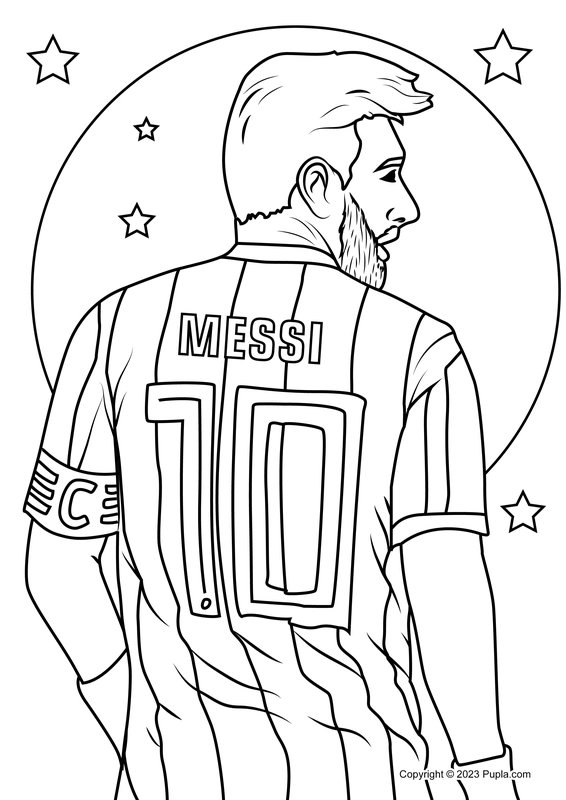Lionel Messi nummer 10