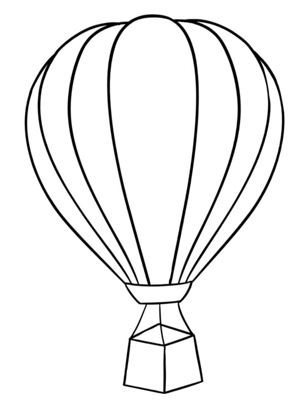 Heißluftballon einfach
