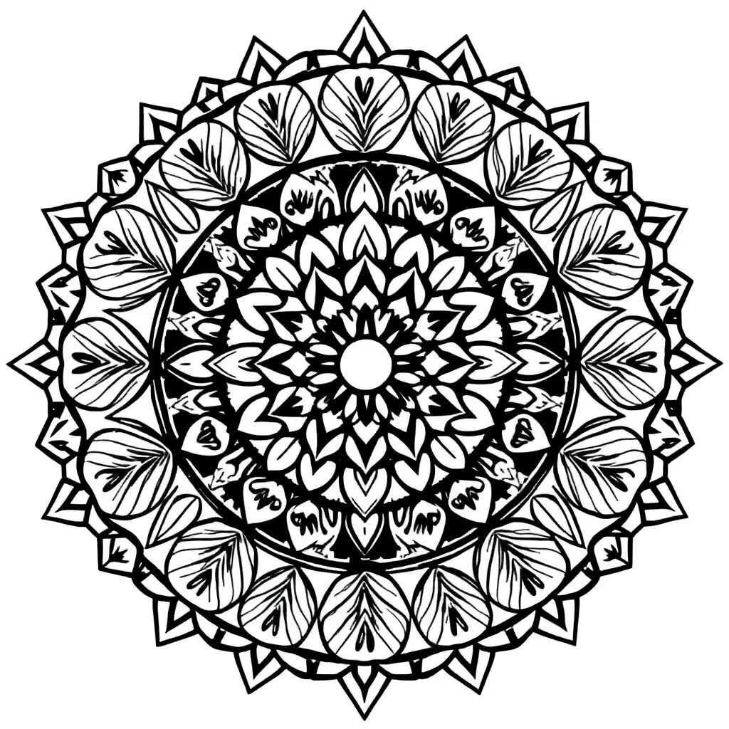 Mandala Geometric Spiritual Meditative Decorative