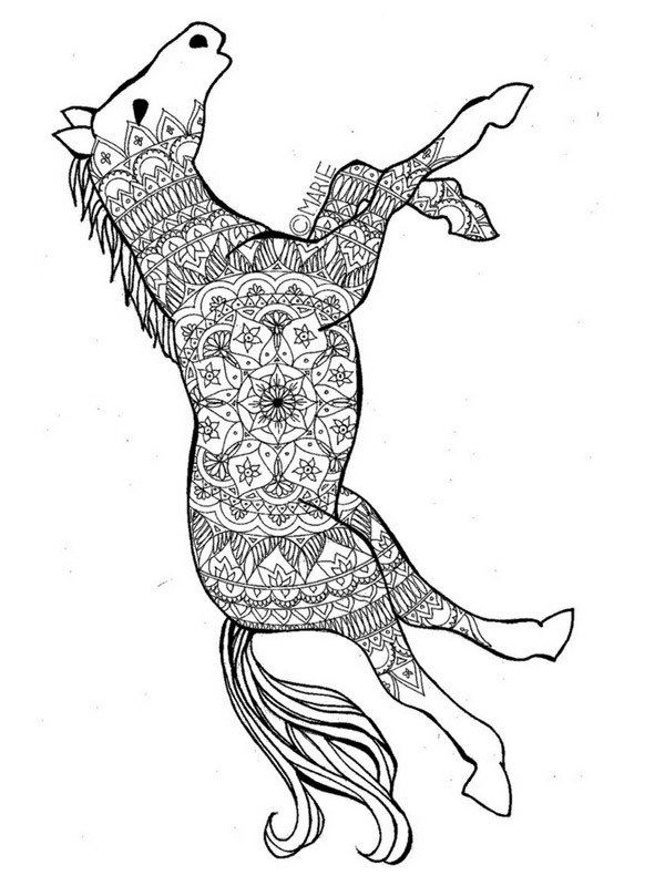 Mandala horse