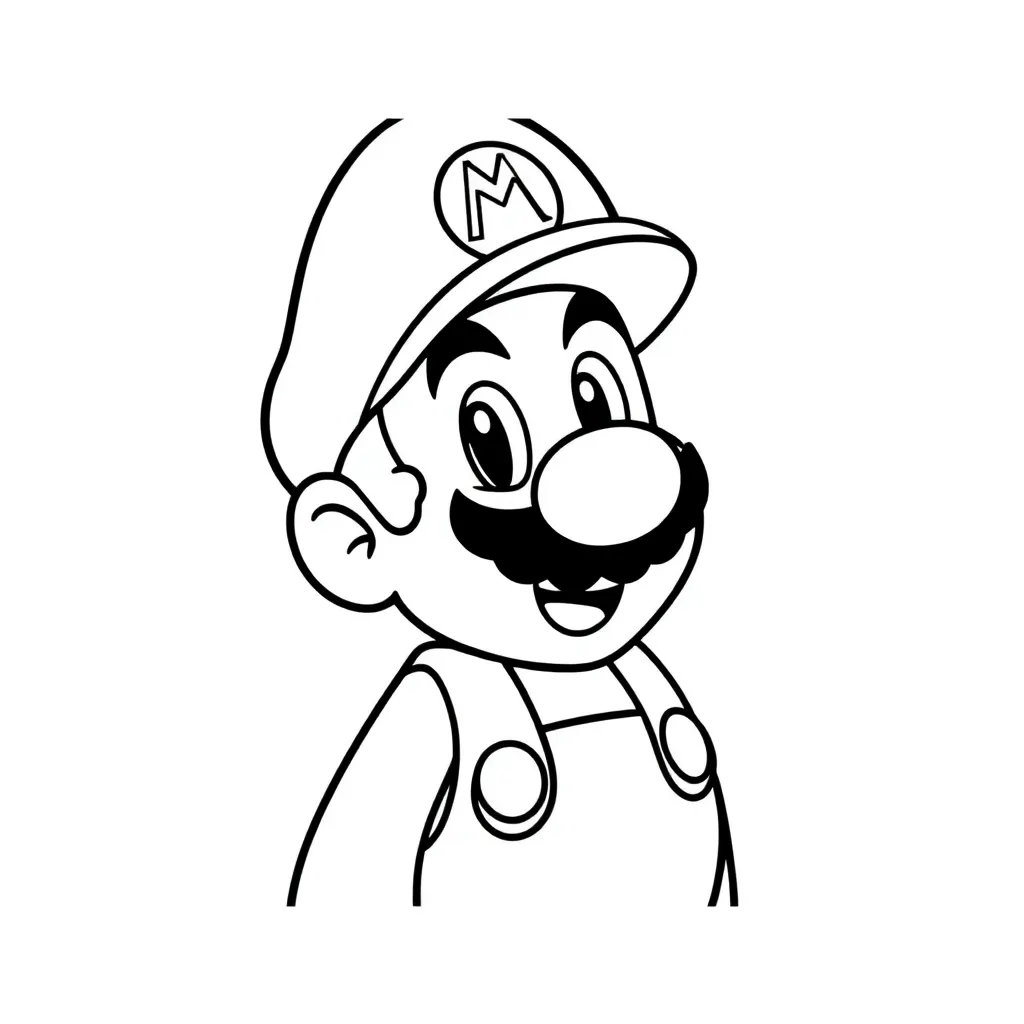 Mario Adventure Personaje Nintendo Creativo