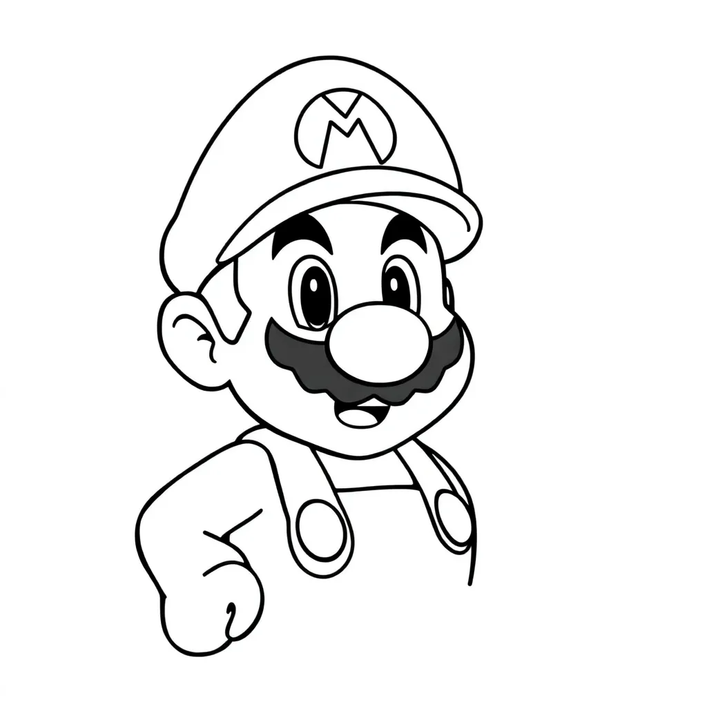 Mario Adventure Personaje Nintendo Creativo