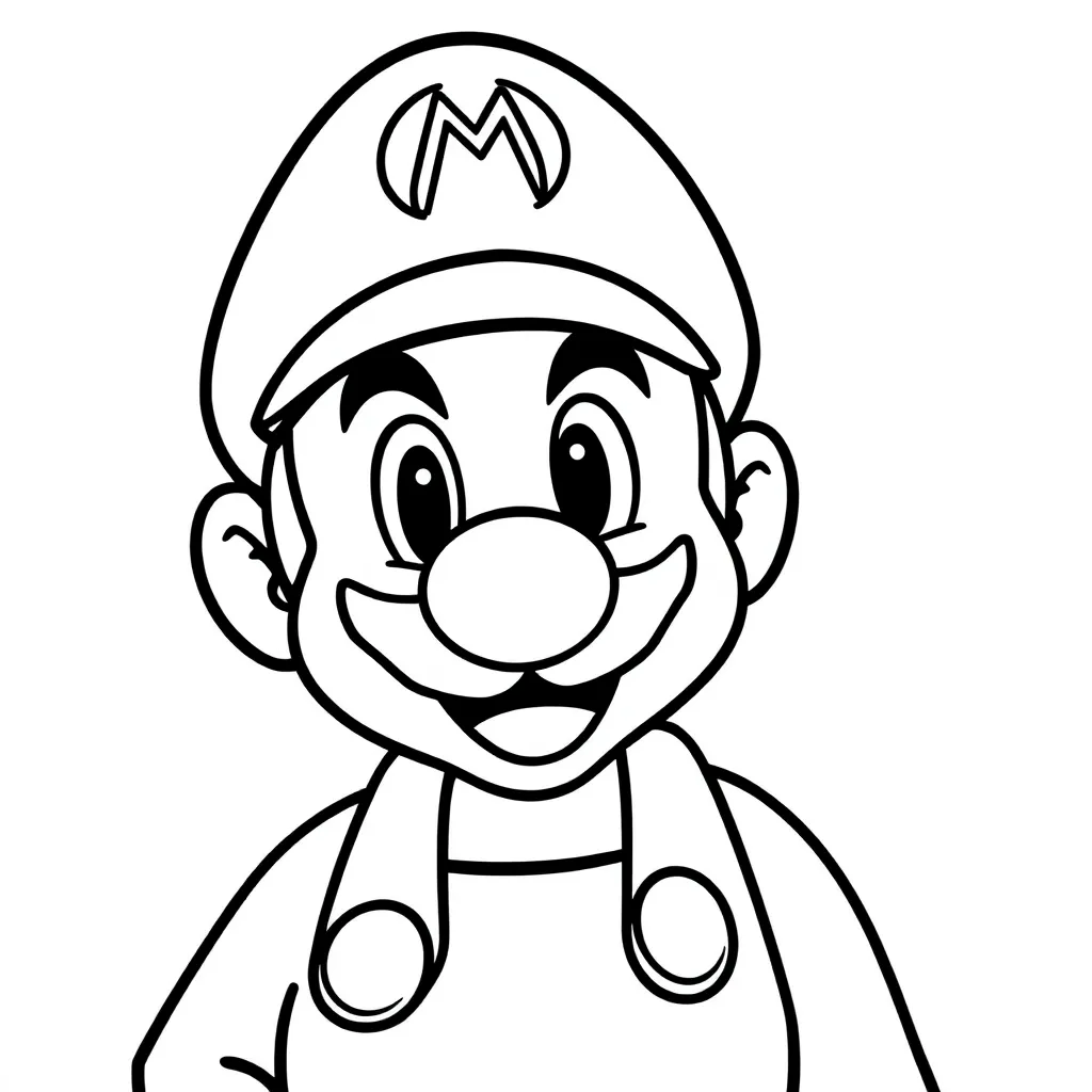 Mario Adventure Personaje Nintendo Dibujo Infantil