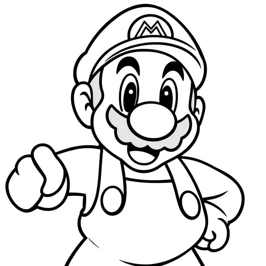 Mario Adventure Personaje Nintendo Creativo