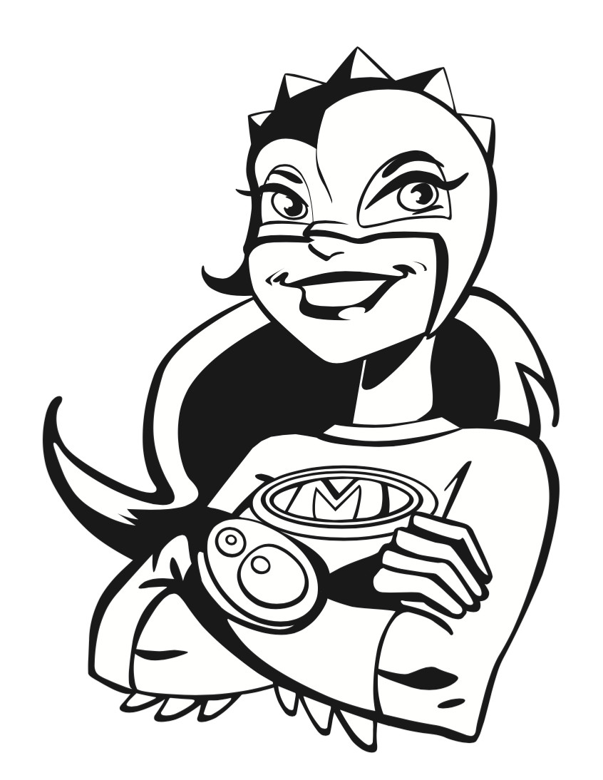 Anteprima dell'ultima pagina da colorare nel tema Mega consapevole