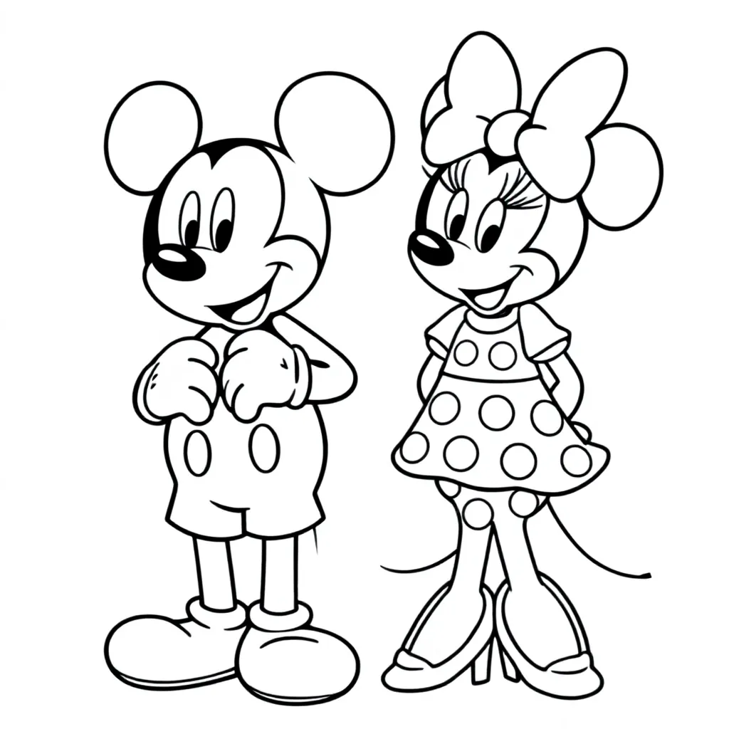 Mickey En Minnie Mouse