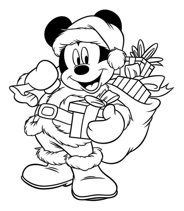 Mickey Topo Babbo Natale