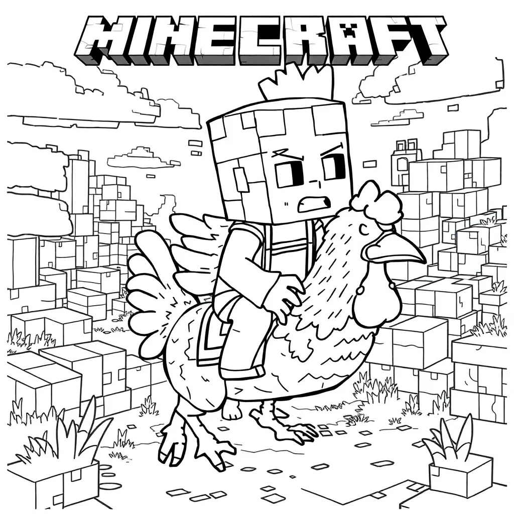 Minecraft Kurczak Dżokej