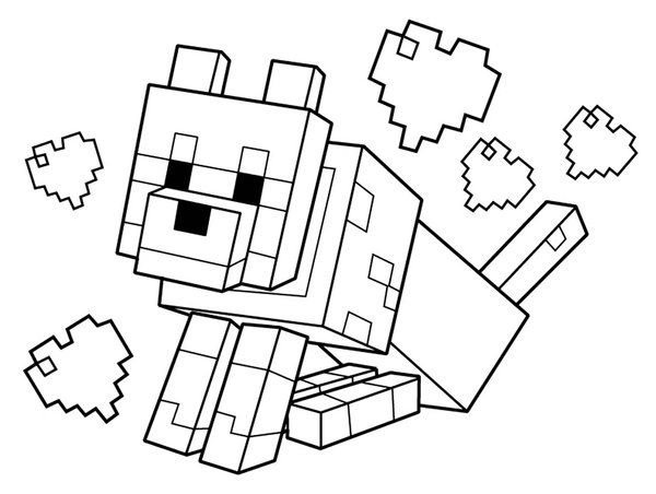 Minecraft koira