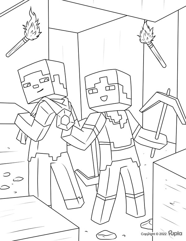Minecraft Looking Diamonds