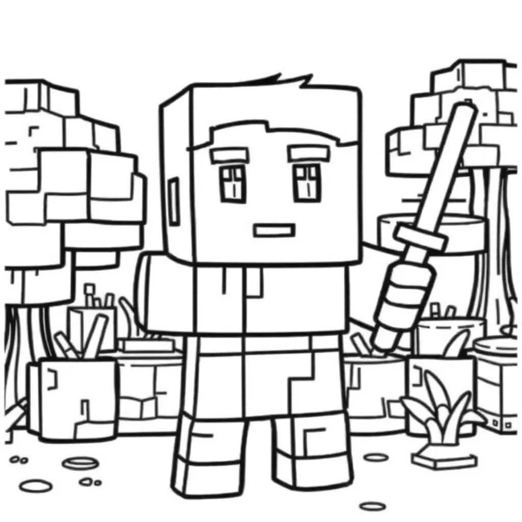 Minecraft Steve Blokken Creative Adventure