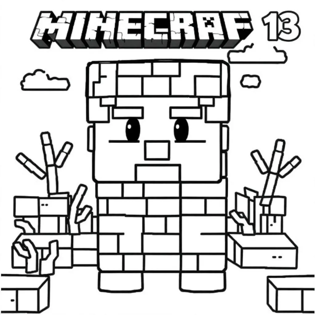 Minecraft Steve Blokken Creative Adventure