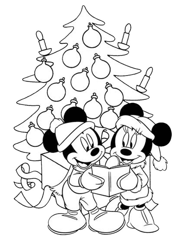 Minnie e Mickey per l'albero di Natale