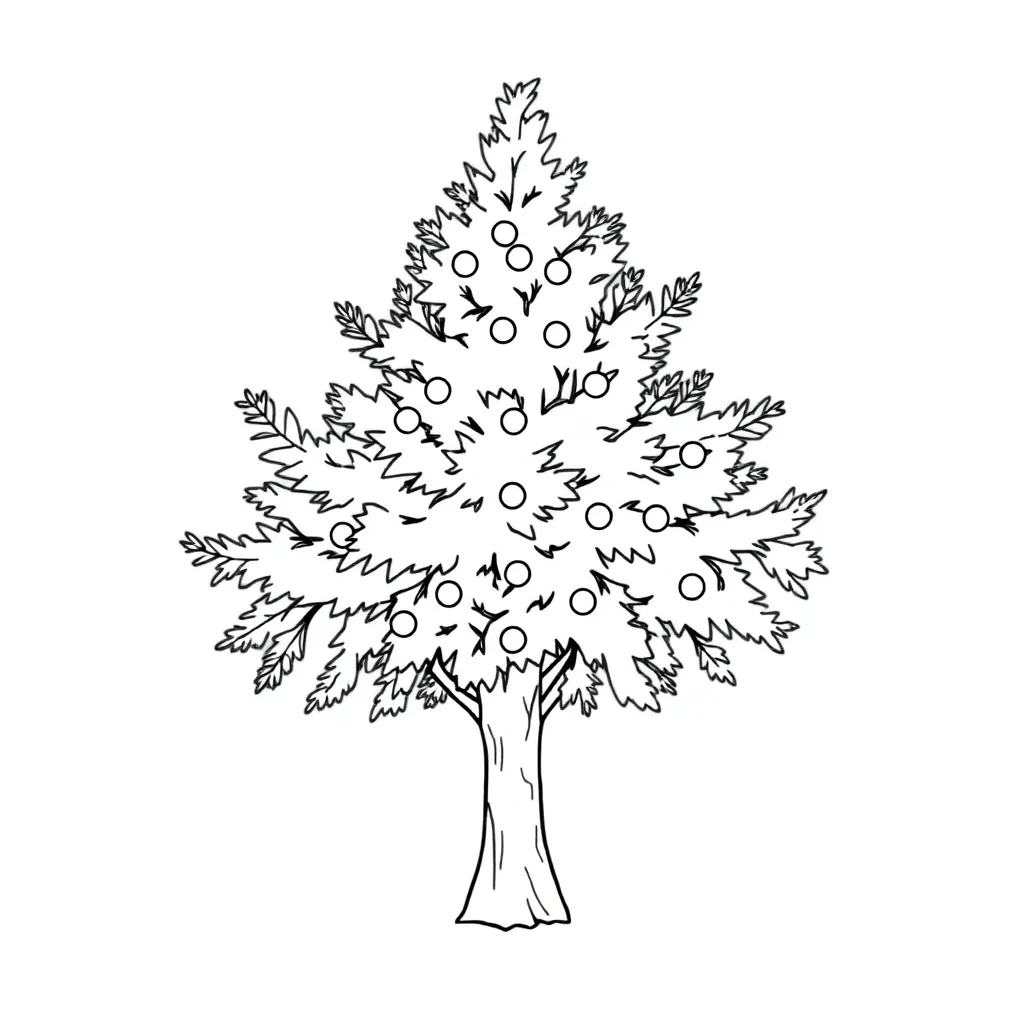 Mooie Kerstboom Versierd Feestdagen Kerst Seizoenen