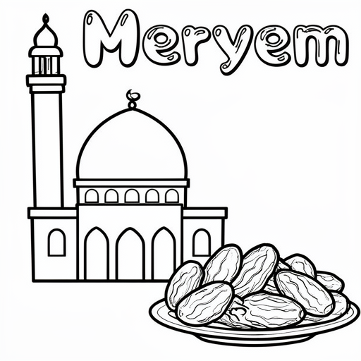 Moskee Ramadan dadels