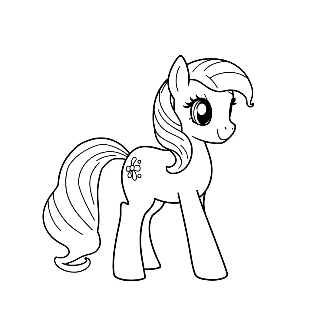 My Little Pony Fantasy Magical Kid Friendly Drawing