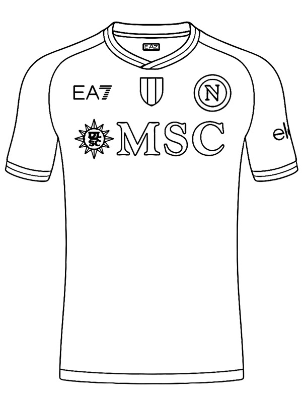 Napoli fodboldtrøje
