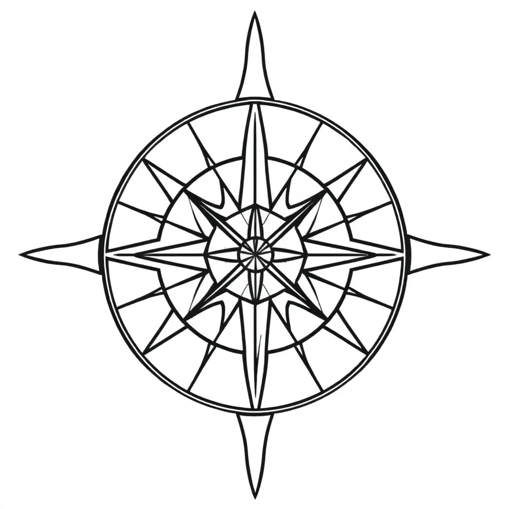 Merigeometrinen merimandalakompassi