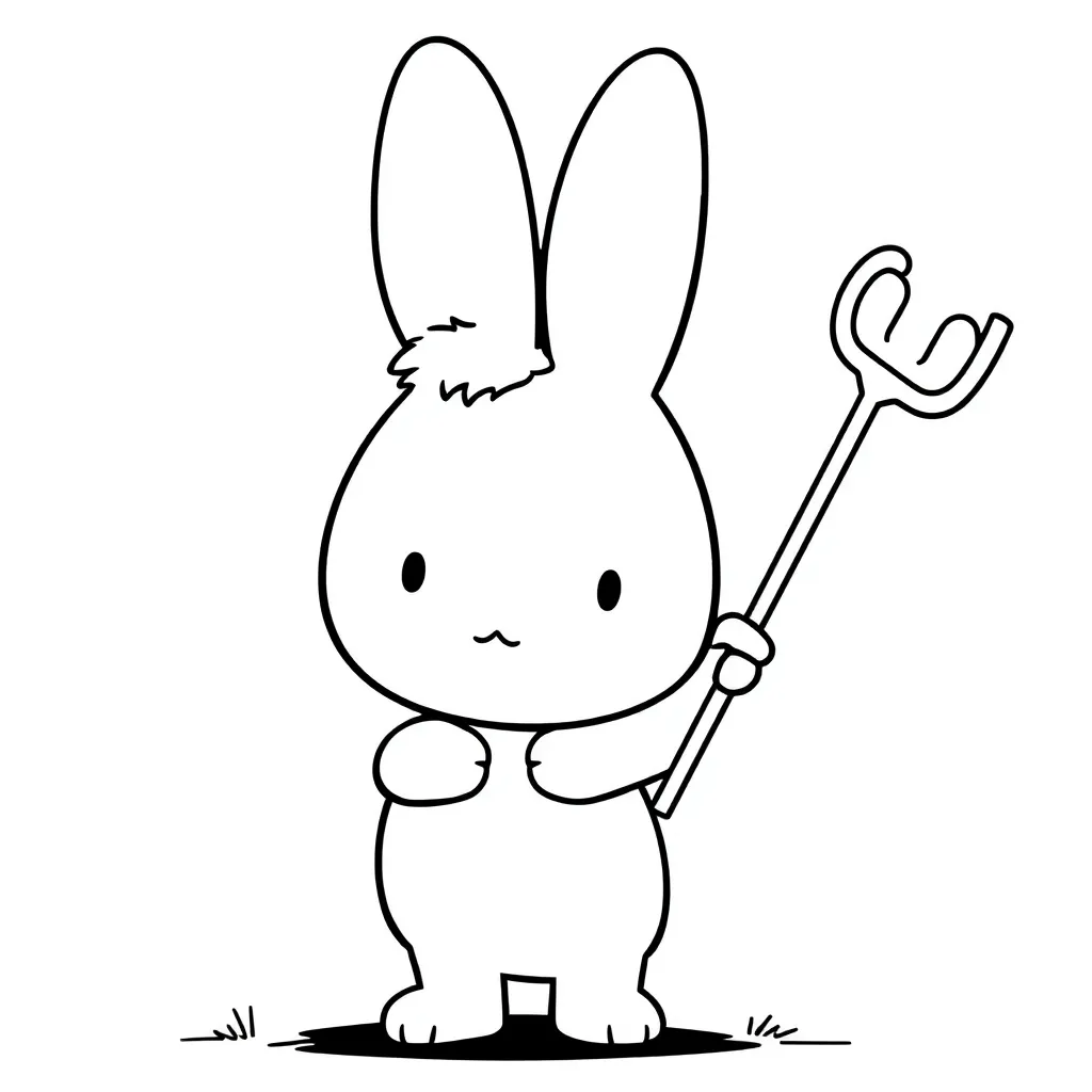 Miffy Malseite mit Opa Oma Fluffy