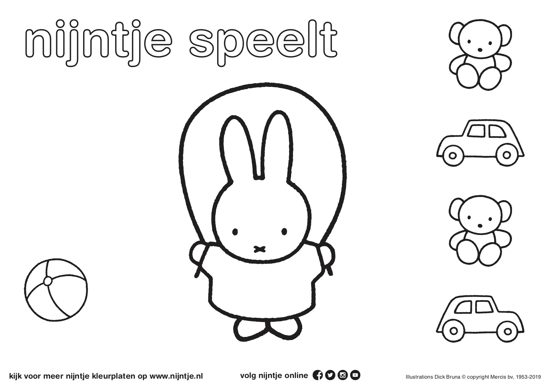 Nijntje- -nijntje-speelt