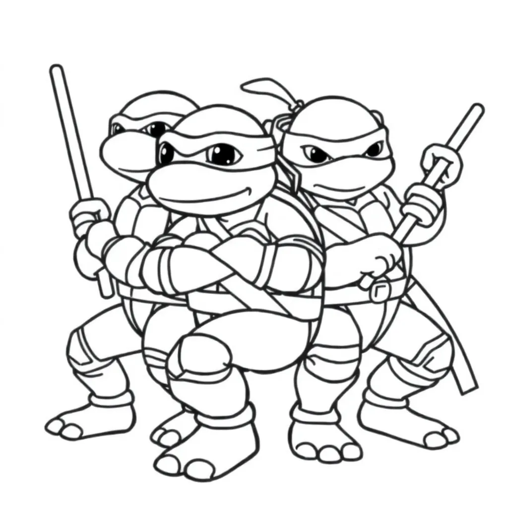 Ninja Turtles Superhelden-Action-Comic-Abenteuer