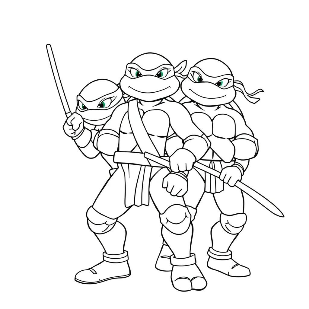 Ninja Turtles Superhelden-Action-Comic-Abenteuer