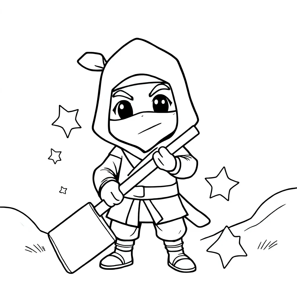 Ninjajacht met hamer