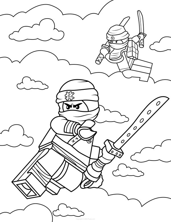 Ninjago In The Clouds