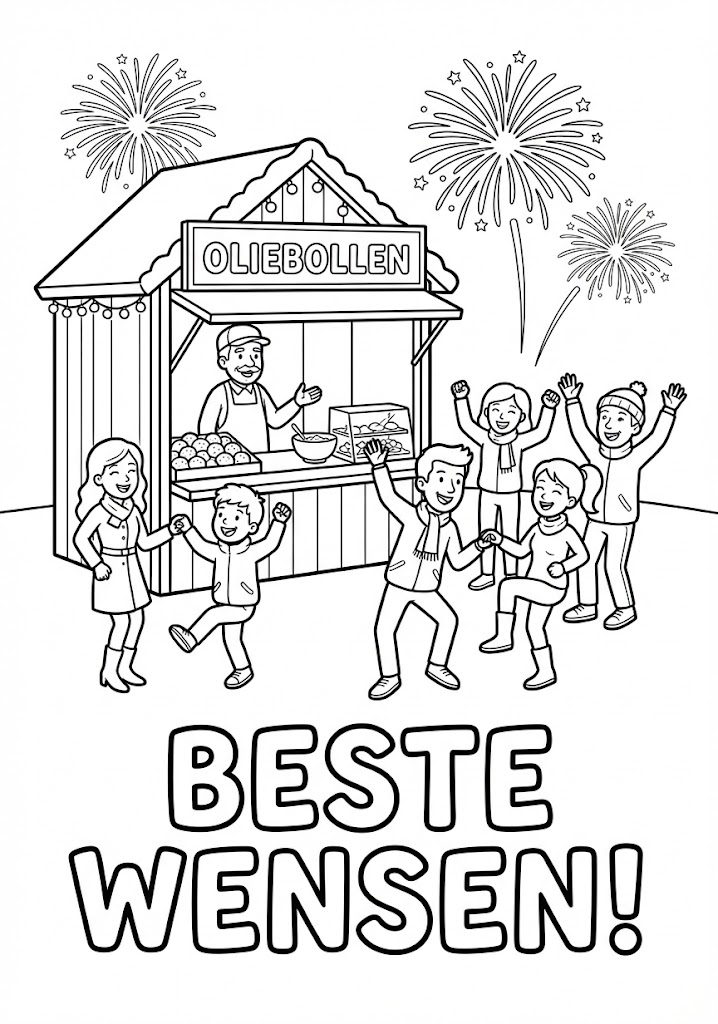 Oliebollen in beste wensen