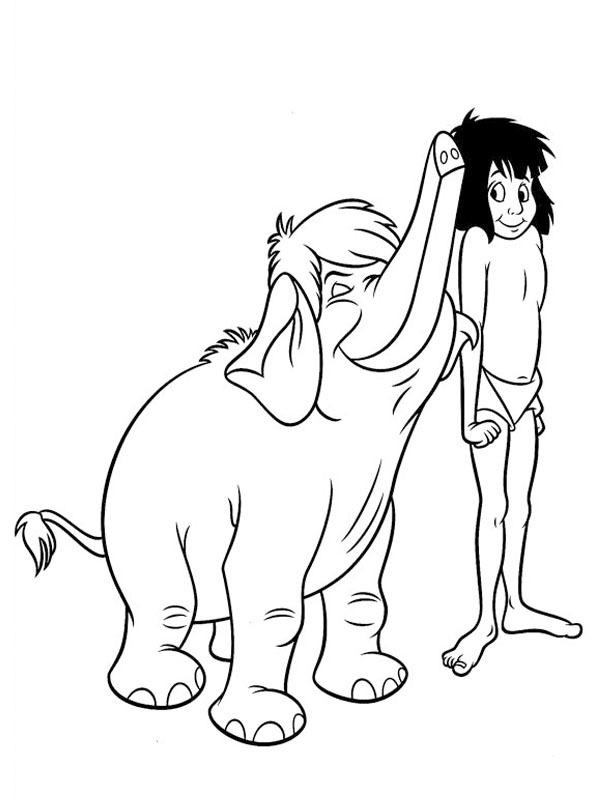 Olifant en mowgli