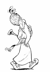 Anteprima dell'ultima pagina da colorare nel tema Nell'alfabeto