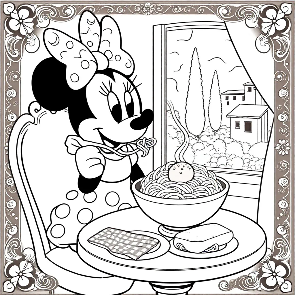 Pasta minnie mouse