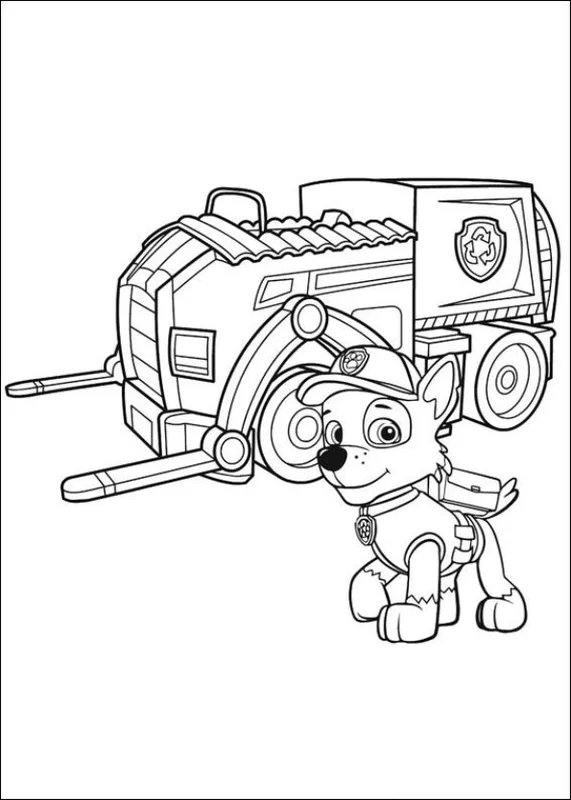 Paw Patrol Rocky-recyclingtruck